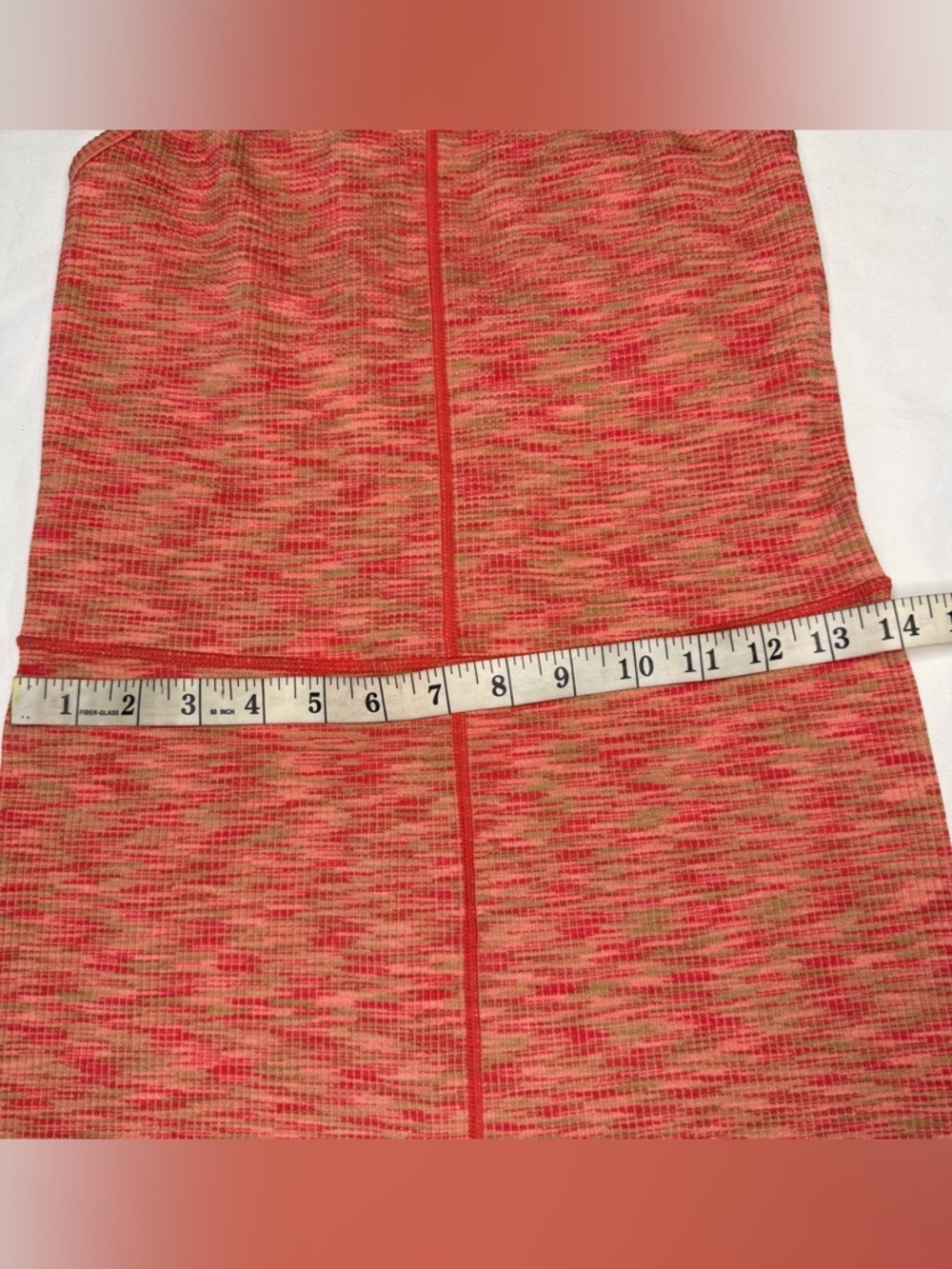 JoyLab heathered coral/orange-pink blend Open Back Bodysuit Romper - Picture 6 of 16